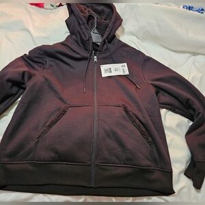 Black Zip-Up Hoodie